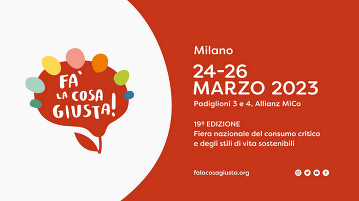 Milano, 24-26/03/2023: Edc partecipa alla 19 esima edizione di «Fa' la cosa giusta!»