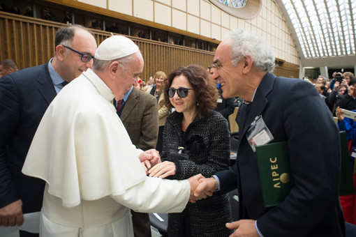 L’Aipec incontra Papa Francesco per i 25 anni dell’Economia di Comunione