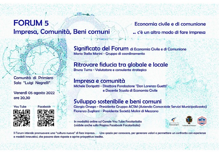 Video - Forum 5 Primiero