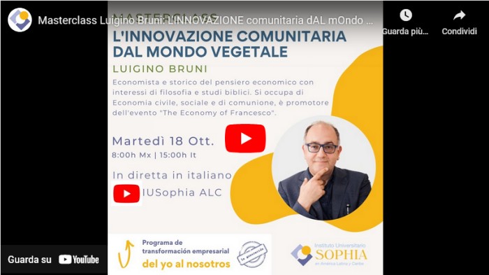 Video - «L'innovazione comunitaria dal mondo vegetale»