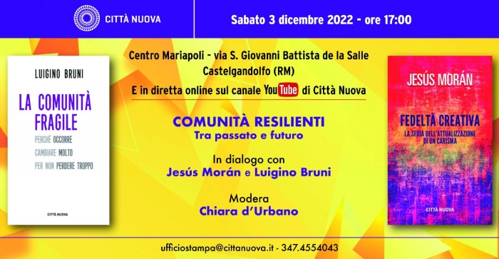 Italia - Castel Gandolfo (RM), 03/12/2022 - «Comunità resilienti»