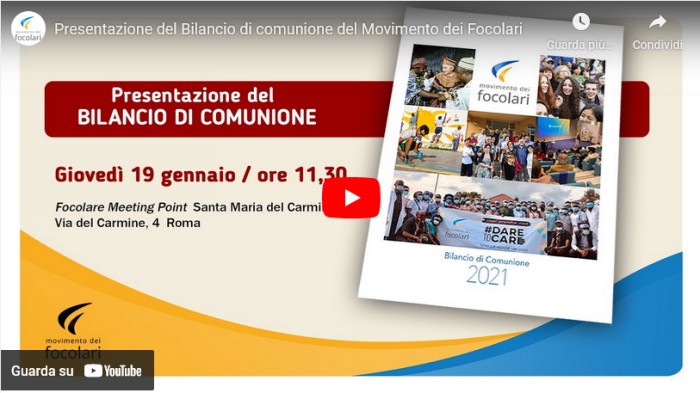 Video - Presentato a Roma il «Bilancio di Comunione» del Movimento dei Focolari