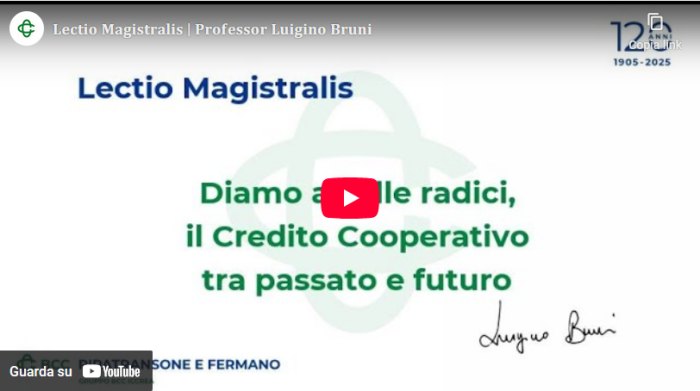 Video - Diamo ali alle radici, il credito cooperativo fra passato, presente e futuro