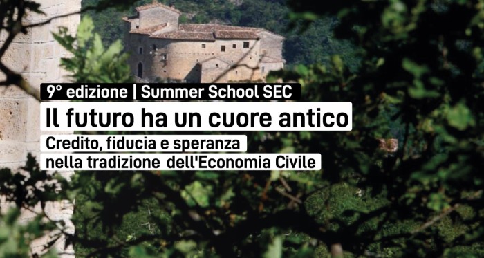 SEC: La Summer School 2025 è sul credito, la fiducia e la speranza
