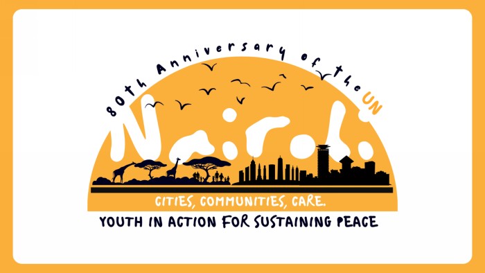 #Nairobi : À l'occasion du 80e anniversaire de l'ONU, la paix, la jeunesse et les villes seront au cœur de la conférence New Humanity.