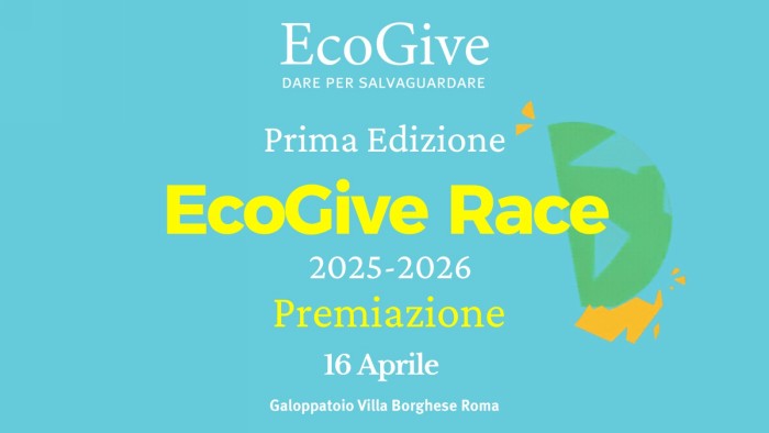 #EcoGive - 16/04: al Villaggio per la terra la premiazione della EcoGive Race con Sveva Sagramola