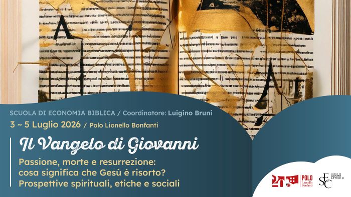 SEB: Il Vangelo di Giovanni, ultimi capitoli in presenza al Polo