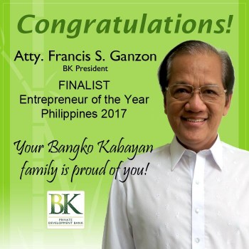 Congrats Bangko Kabayan rid