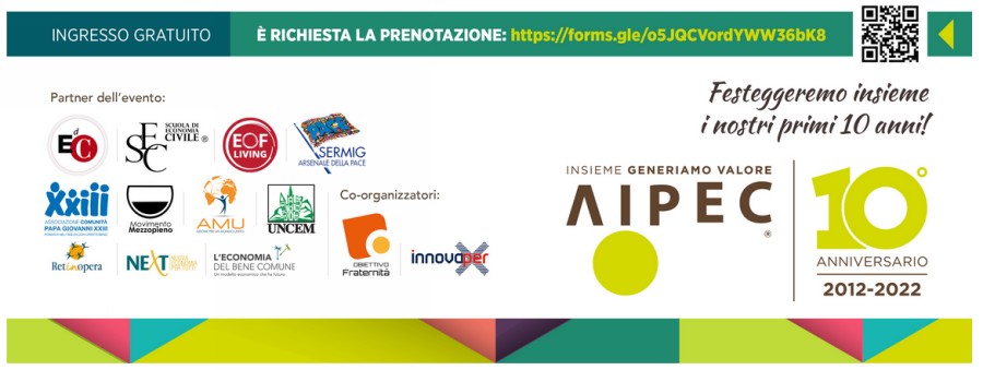 230128 Torino AIPEC La fraternità in economia banner 2