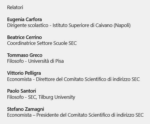 Relatori SS SEC