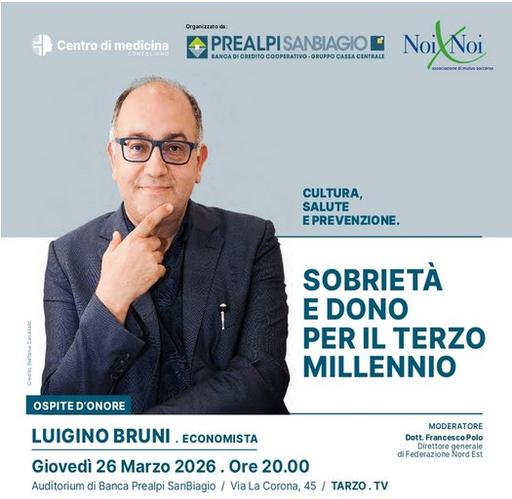 260326-Tarzo-Sobrietà e dono x il terzo millennio-Bruni